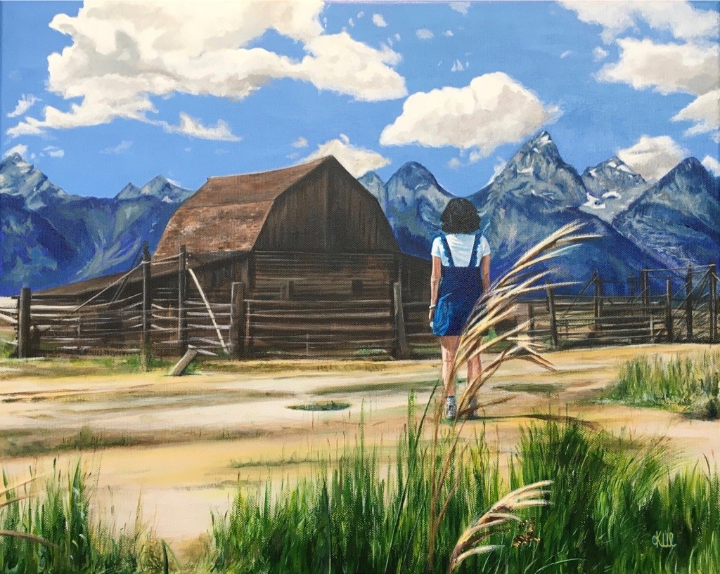 'Moulton Barn View'