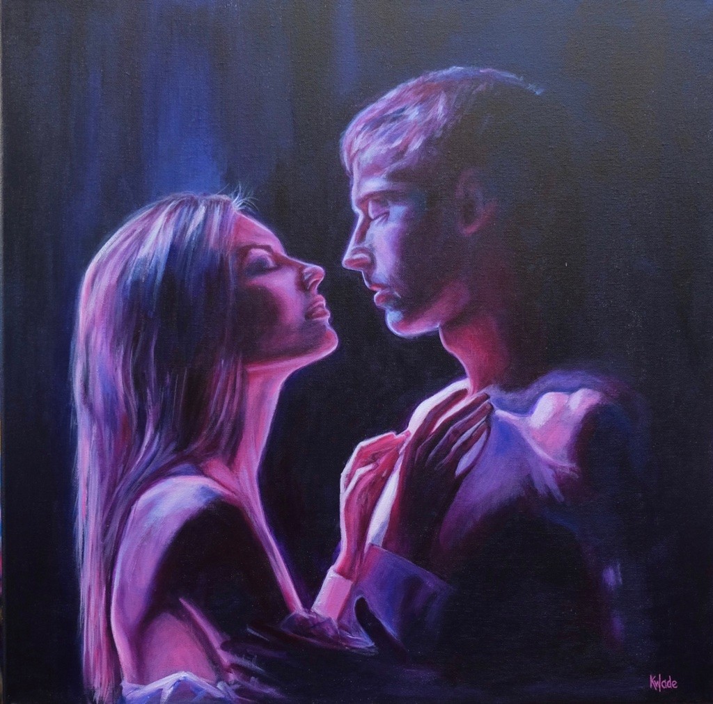 'Soul Connection'© £750  (60cm x 60cm)