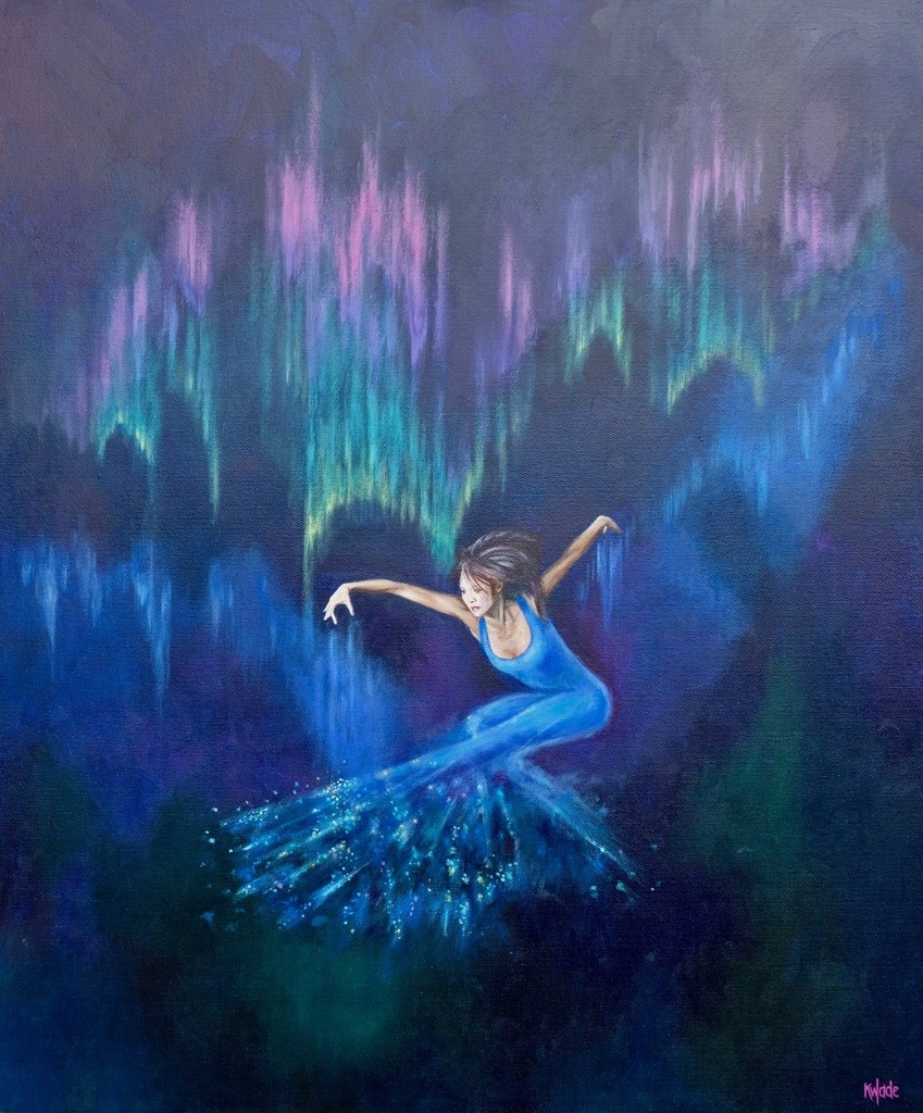 'Aurora'©  SOLD £595  (60.5cm x 50.5cm)