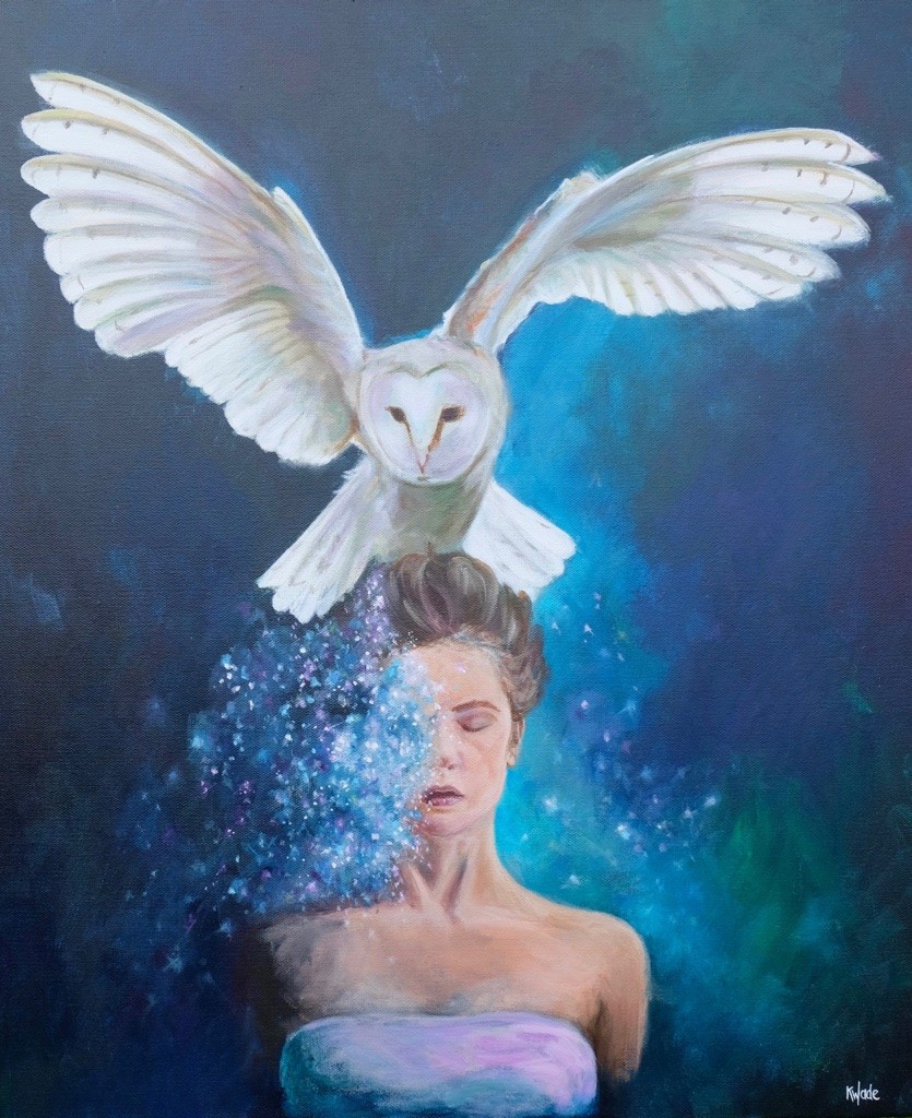 'Wisdom'©     SOLD £750     (61cm x 50.8cm)