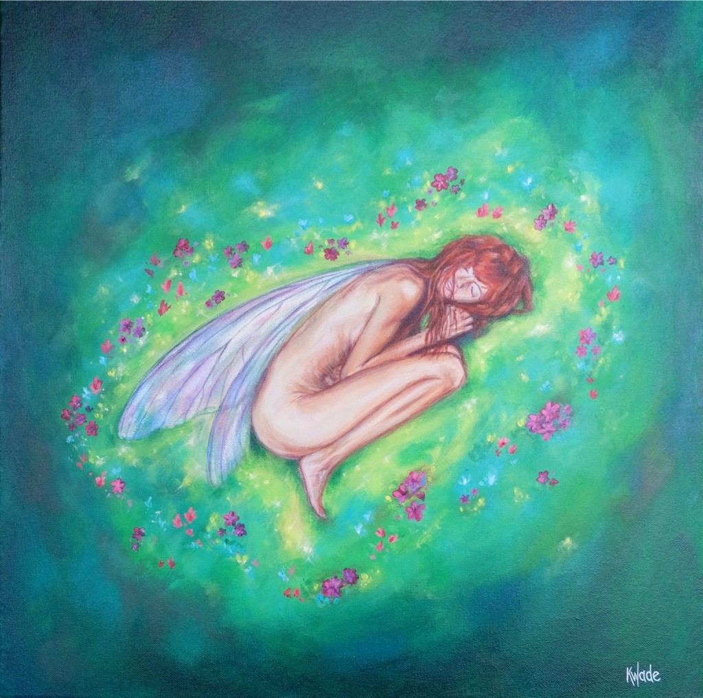 'Metamorphosis'©  £555  (50cm x 50cm deep edge canvas)