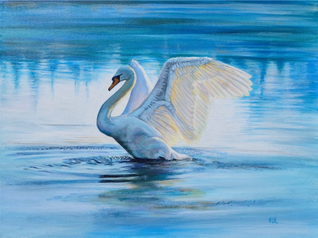 'Wings of Light'©  £375  (30cm x 40cm)