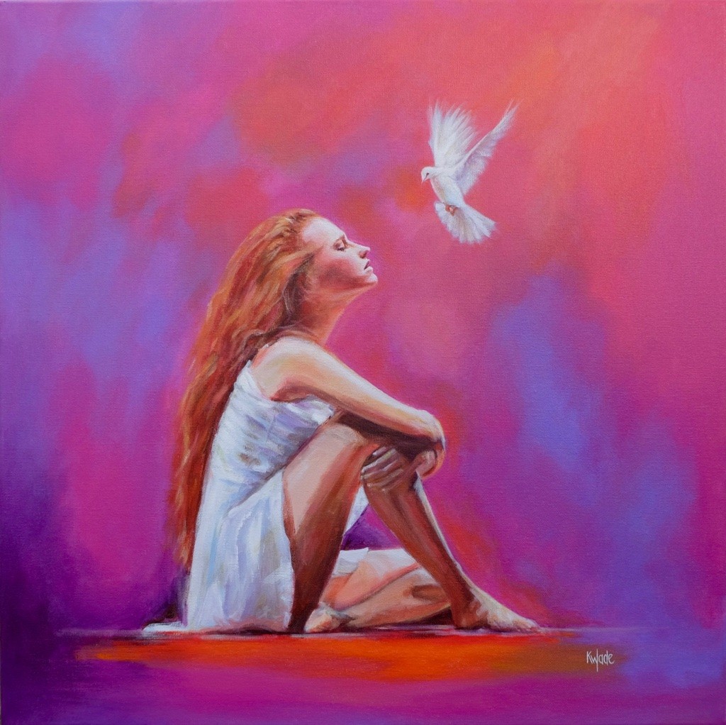 'Bliss'©  £777  (60cm x 60cm deep edge canvas)