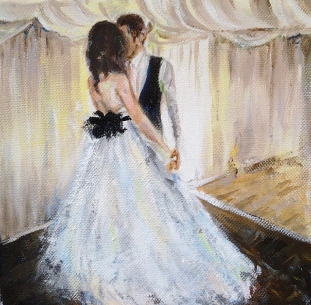 Greg and Julia, acrylic on canvas
