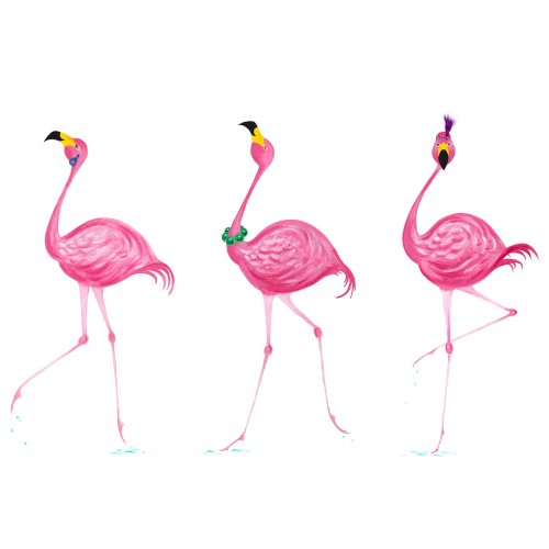 Flamingo Fun - Trio