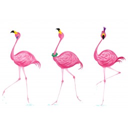 Flamingo Fun - Trio