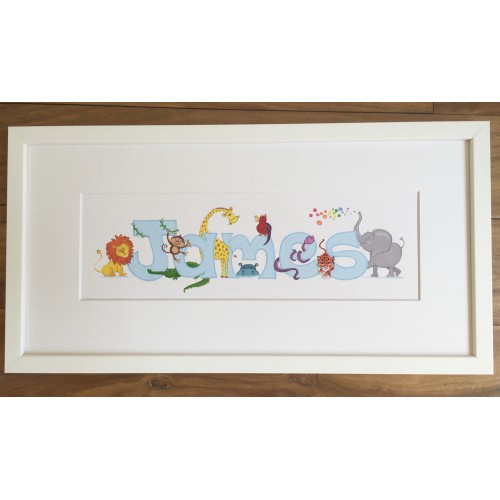First name sign - Jungle/Safari