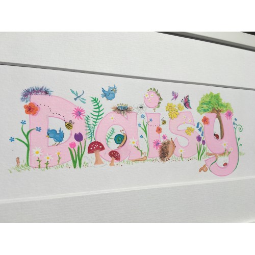 First name sign - Garden
