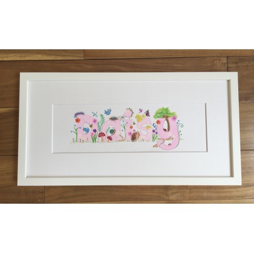 First name sign - Garden