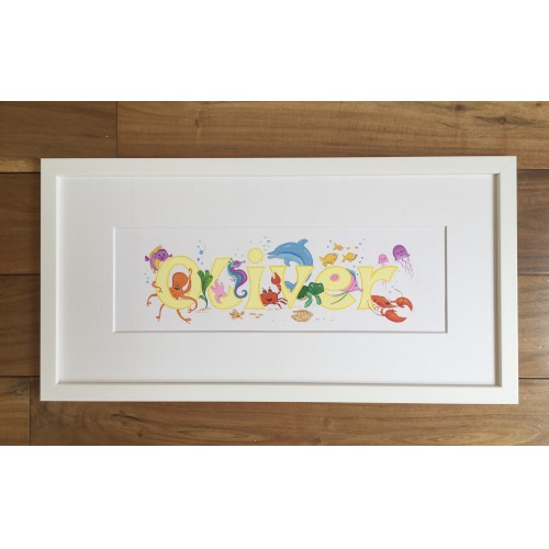 First name sign - Sea Life